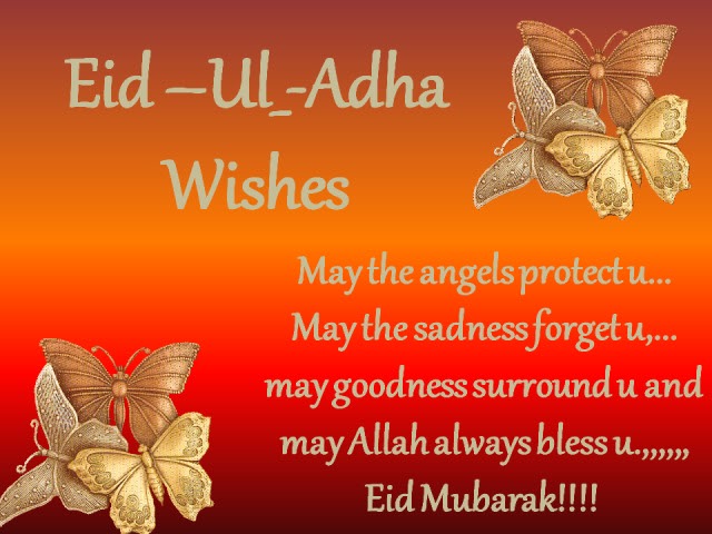 Eid Al Adha Wishes Card