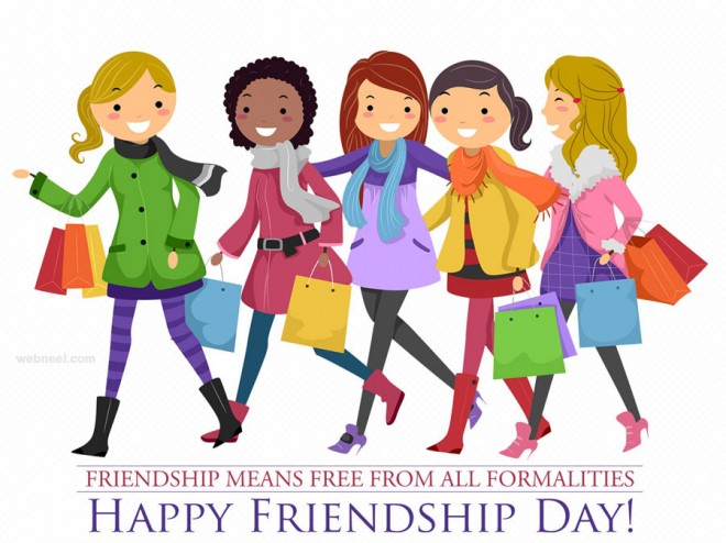 Friendship Means Free From All Formalities Happy Friendship Day Friends On Shopping