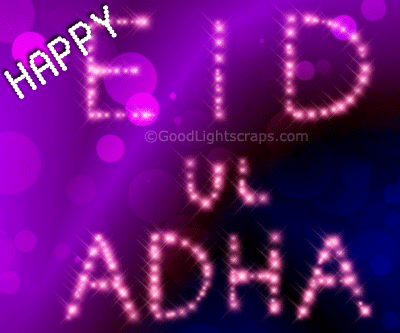 Happy Eid Al Adha Glitter Picture