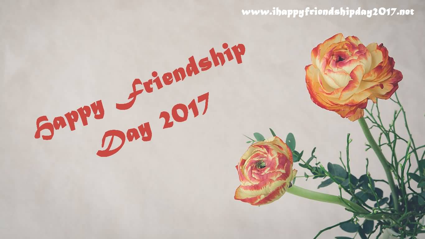 Happy Friendship Day 2017 Flowers Picture