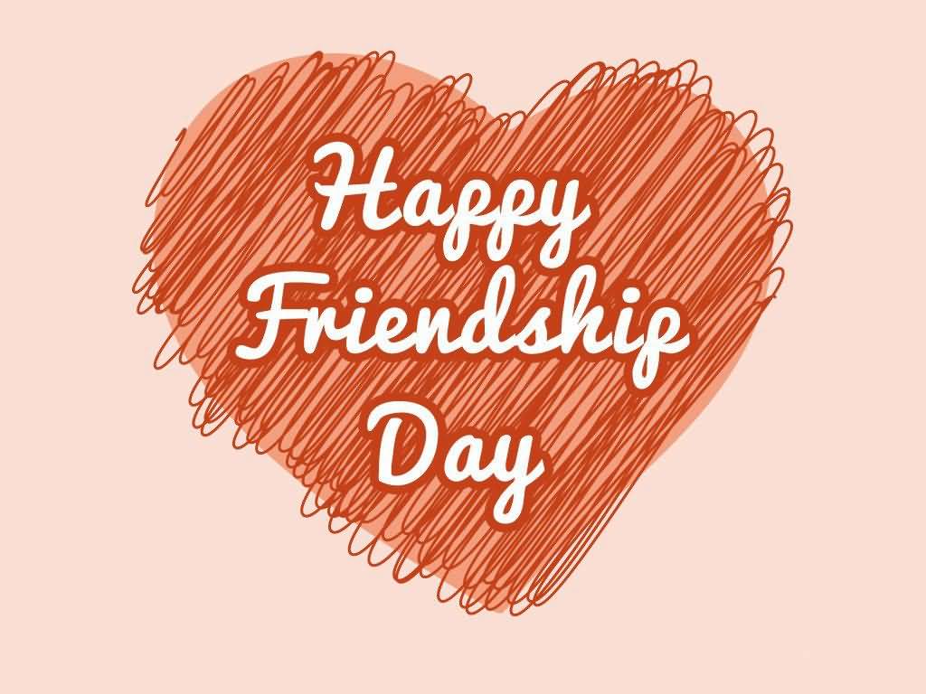 Happy Friendship Day Heart Card