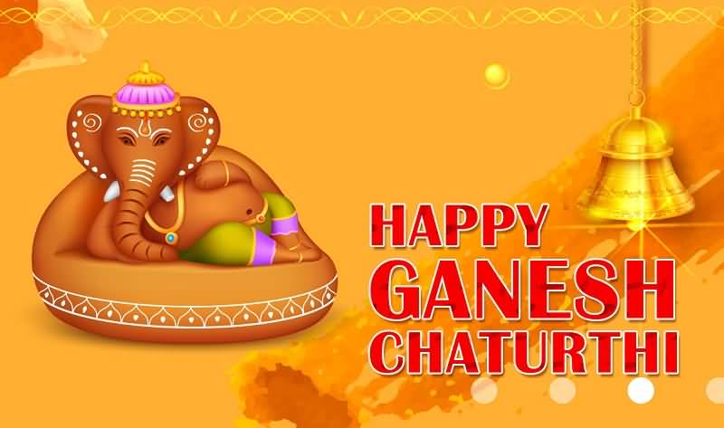 Happy Ganesh Chaturthi Greeting Card