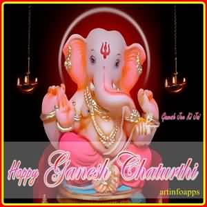 Happy Ganesh Chaturthi Lord Ganesha Idol
