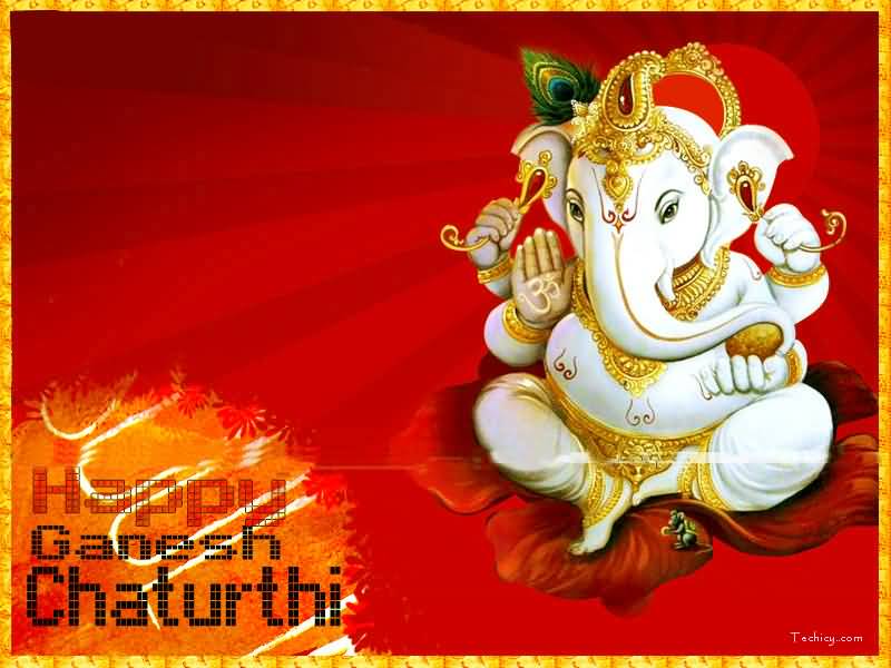 Happy Ganesh Chaturthi Wishes Card