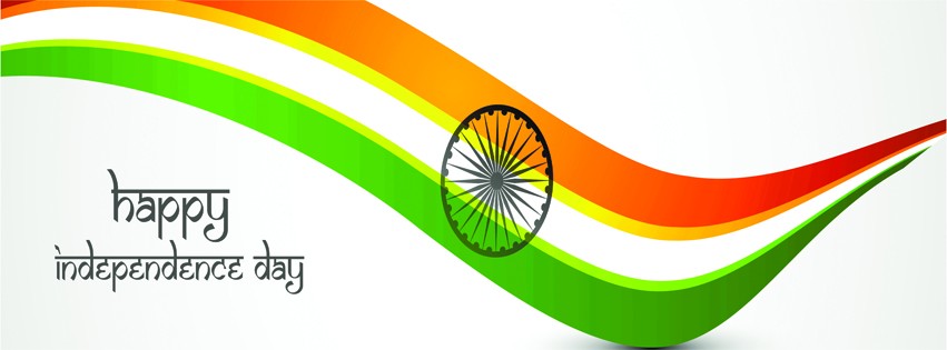 Happy Independence Day Indian Flag Facebook Cover Photo