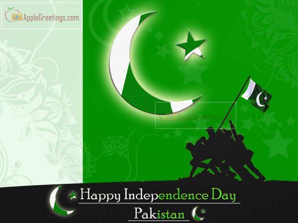 Happy Independence Day Pakistan Soldiers Holding Flag Picture