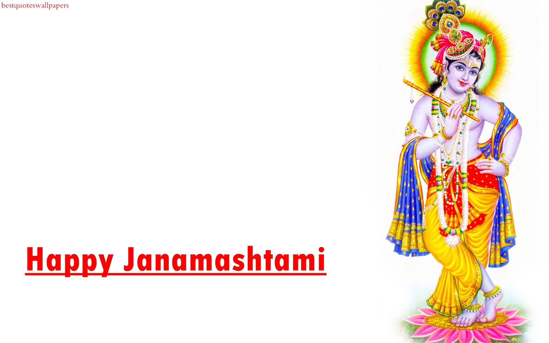 Happy Janmashtami 2017 Lord Krishna Picture