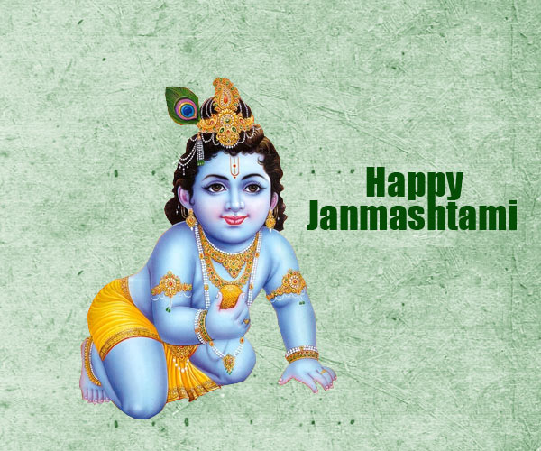 Happy Janmashtami Bal Krishna Picture