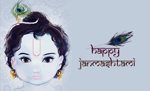 Happy Janmashtami Lord Krishna Image