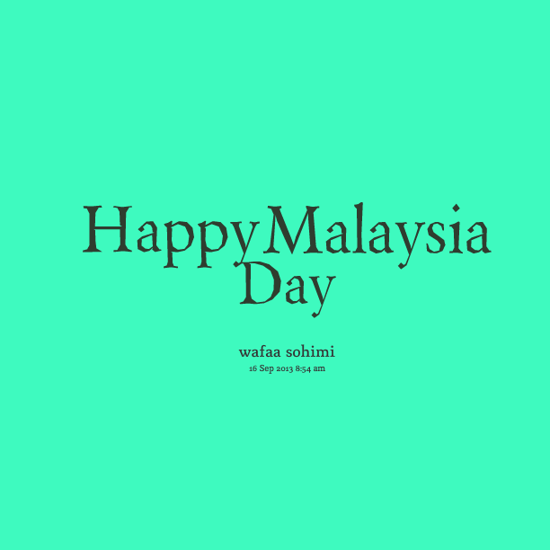 Happy Malaysia Day Greeting Card