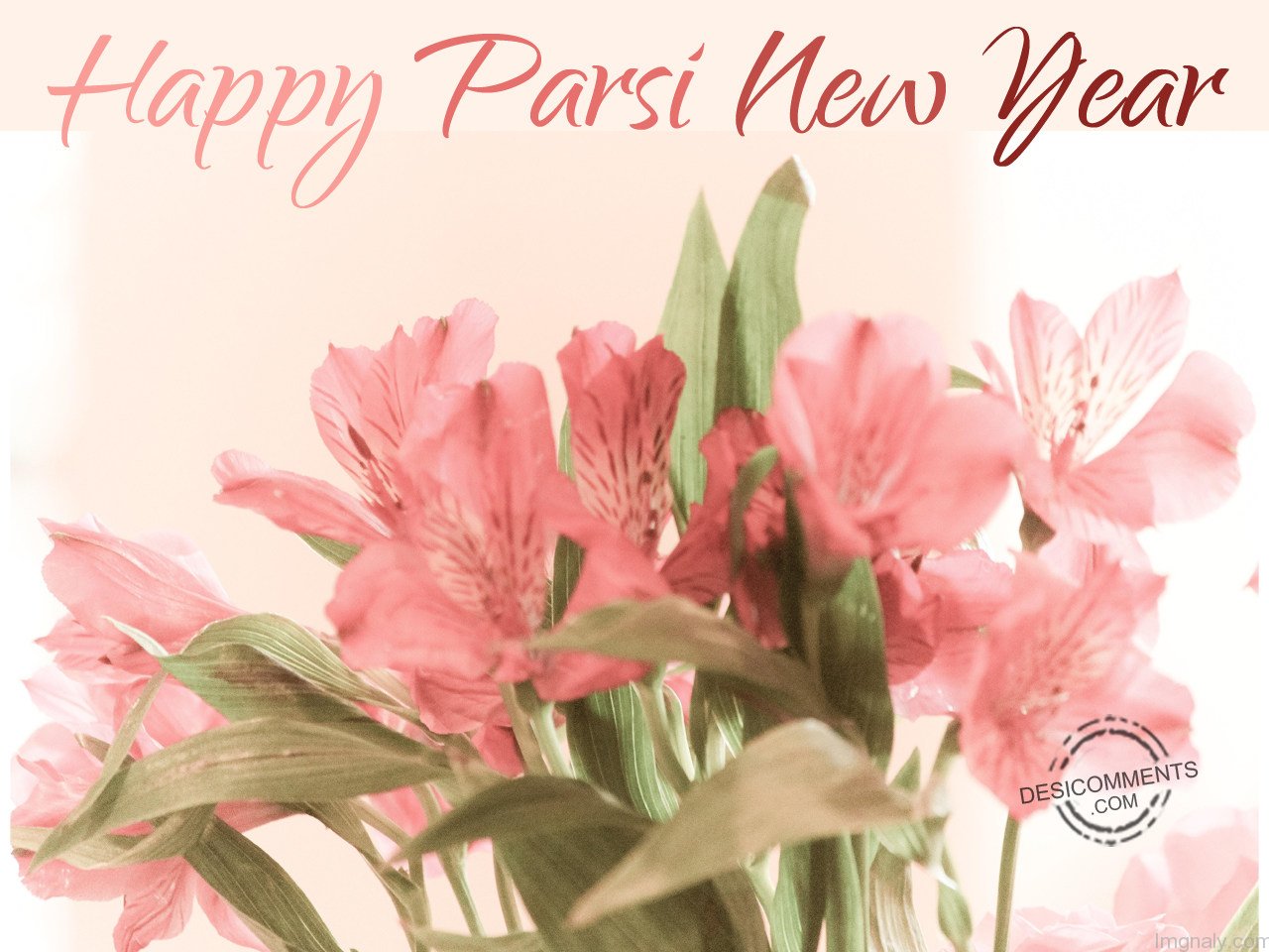 Happy Parsi New Year Flowers Picture