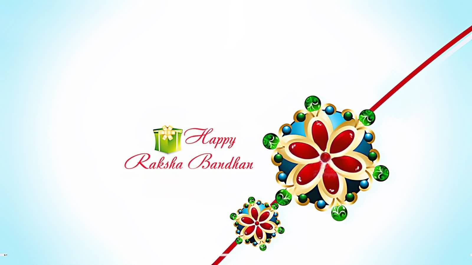 Happy Raksha Bandhan Beautiful Rakhi Design