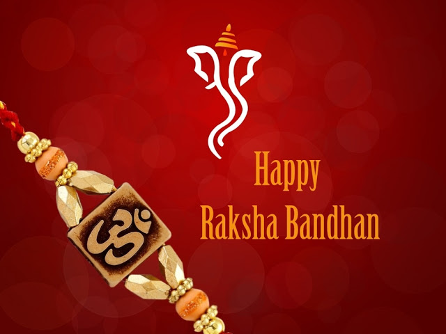 Happy Raksha Bandhan Lord Ganesha Card