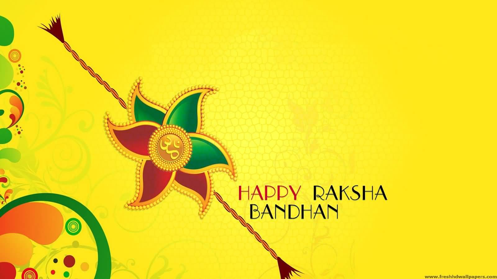 Happy Raksha Bandhan Wishes Wallpaper