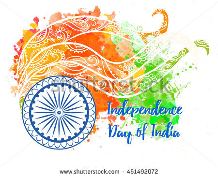 Independence Day Of India Greeting Card