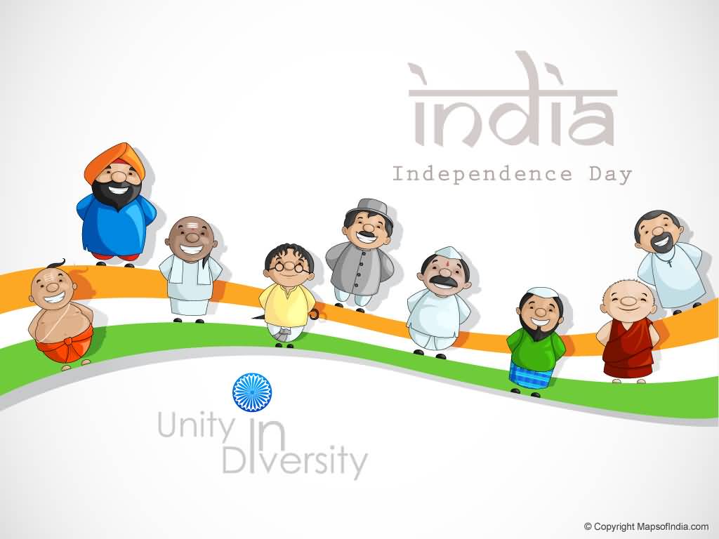 India Independence Day Unity In Diversity Indian People