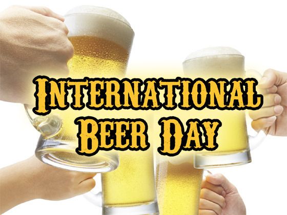 International Beer Day 2017 Beer Mugs In Hands