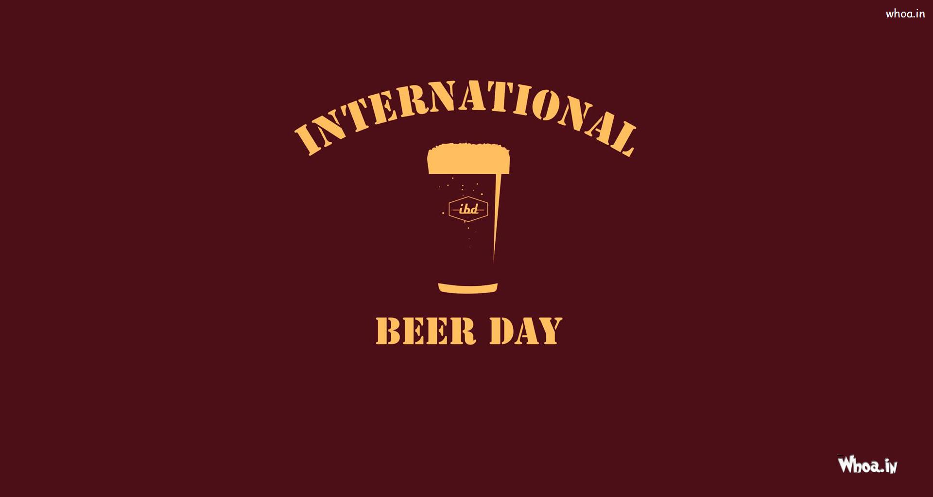 International Beer Day 2017 Greetings Card