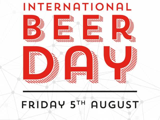 International Beer Day 5th August Card