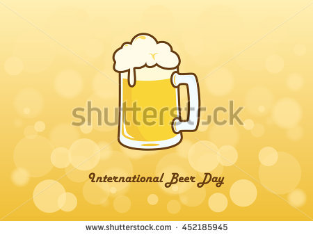 International Beer Day Illustration