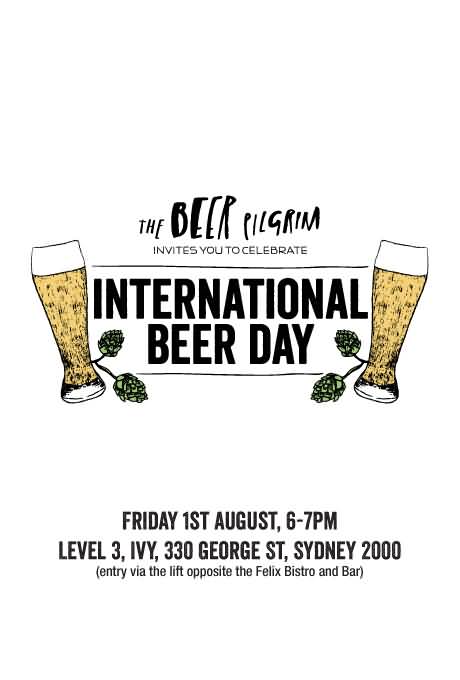 International Beer Day Invitation