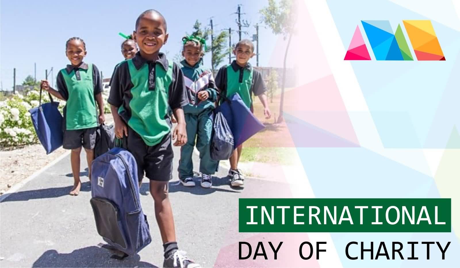International Day Of Charity Kids Going To School