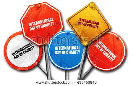 International Day Of Charity Signboards