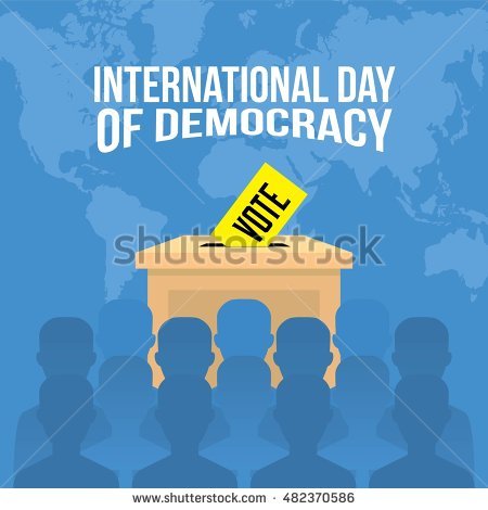 International Day Of Democracy Voting Is Our Right