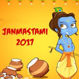 Janmastami 2017 Lord Krishna Eating Butter