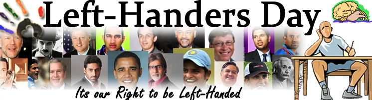 Left Handers Day Its Our Right To Be Left Handed Header Image