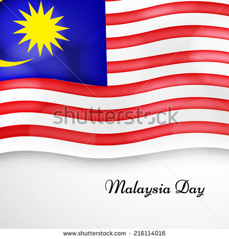 Malaysia Day Flag Greeting Card