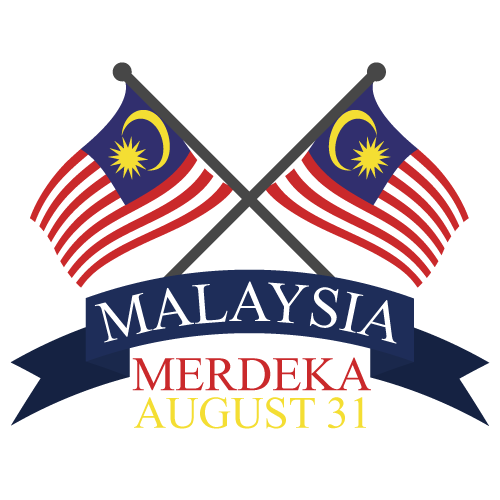 Malaysia Merdeka August 31 Clipart