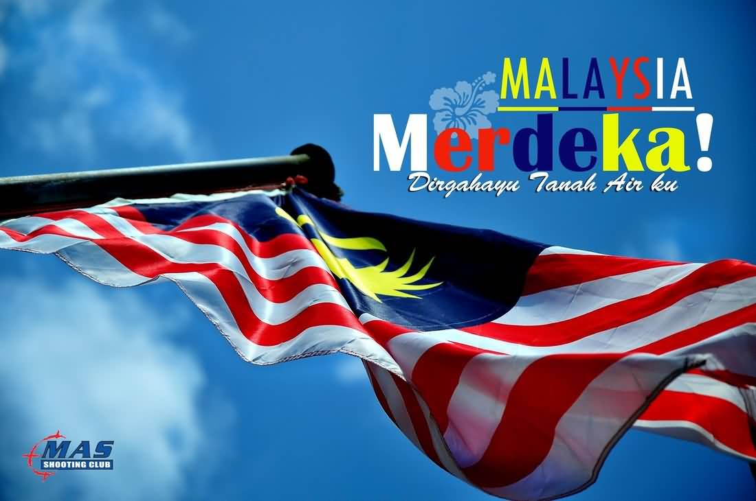 Malaysia Merdeka Waving Flag