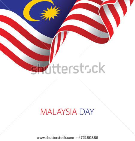 Malaysian Flag For Malaysia Day 2017 Illustration