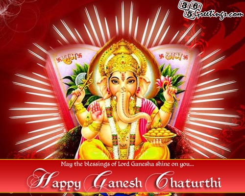 May The Blessings of Lord Ganesha Shine On You Happy Ganesh Chaturthi