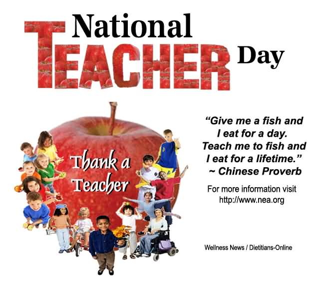 National Teacher’s Day Thank A Teacher