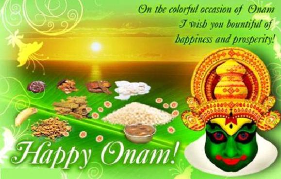 On The Colorful Occasion Of Onam I Wish You Bountiful Of Happiness And Prosperity Happy Onam