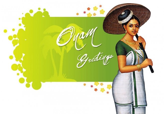Onam Greetings Tamil Girl Picture