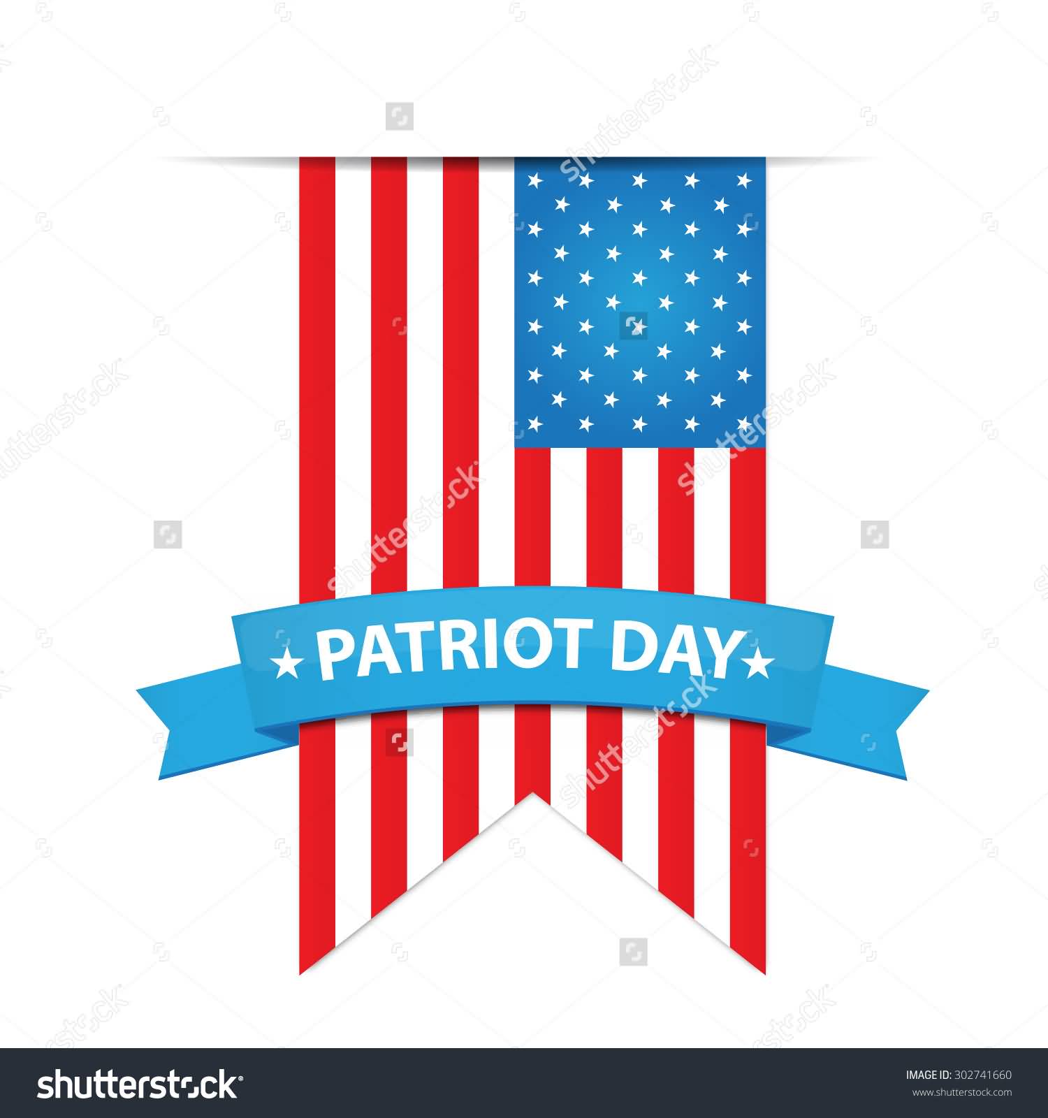 Patriot Day Banner Illustration