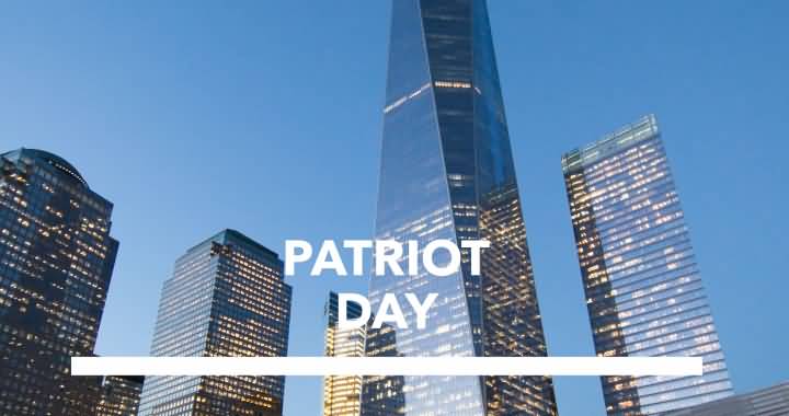 Patriot Day Skyscraper In Background