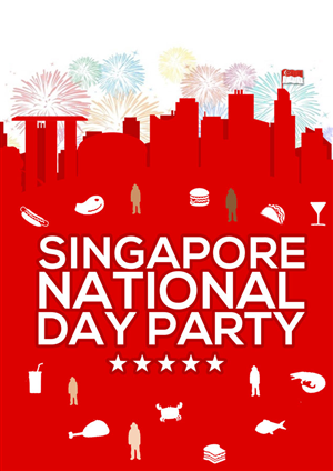 Singapore National Day Party Greetings