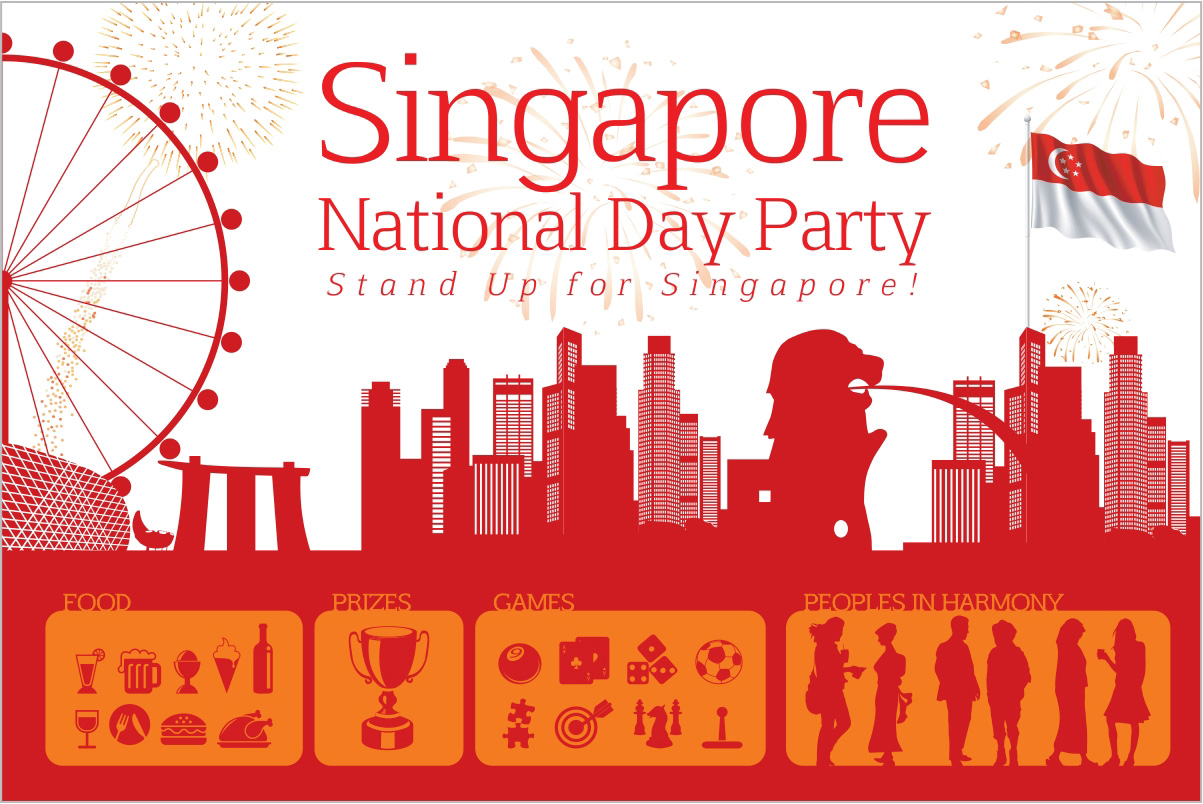 Singapore National Day Party Stand Up For Singapore