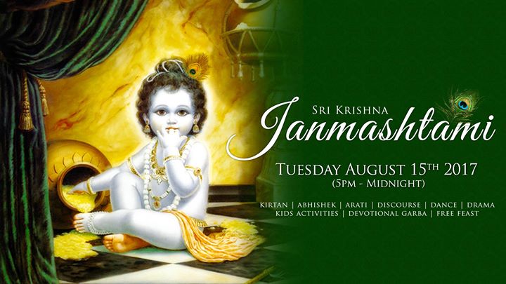 Sri Krishna Janmashtami August 15th 2017