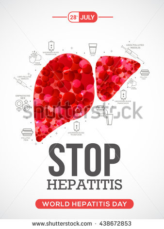 Stop Hepatitis World Hepatitis Day Lungs Illustration
