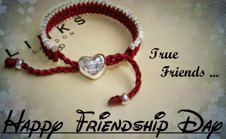 True Friends Happy Friendship Day Wrist Band Picture