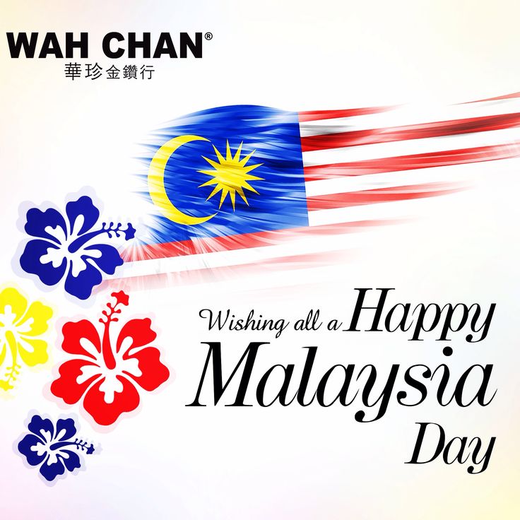 Wahg Chan Wishing All A Happy Malaysia Day Flag Picture