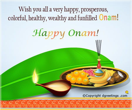 Wish You All A Very Happy, Prosperous, Colorful, Healthy, Wealthy And Funfilled Onam Happy Onam