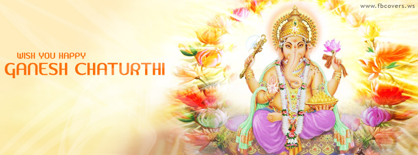 Wish You Happy Ganesh Chaturthi Facebook Cover Picture