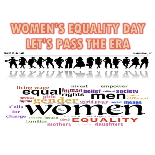 Women's Equality Day Let's Pass The Era