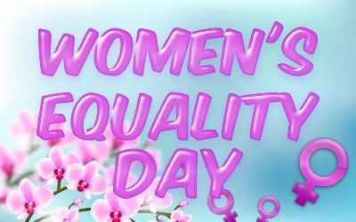 Women’s Equality Day Pink Text Card